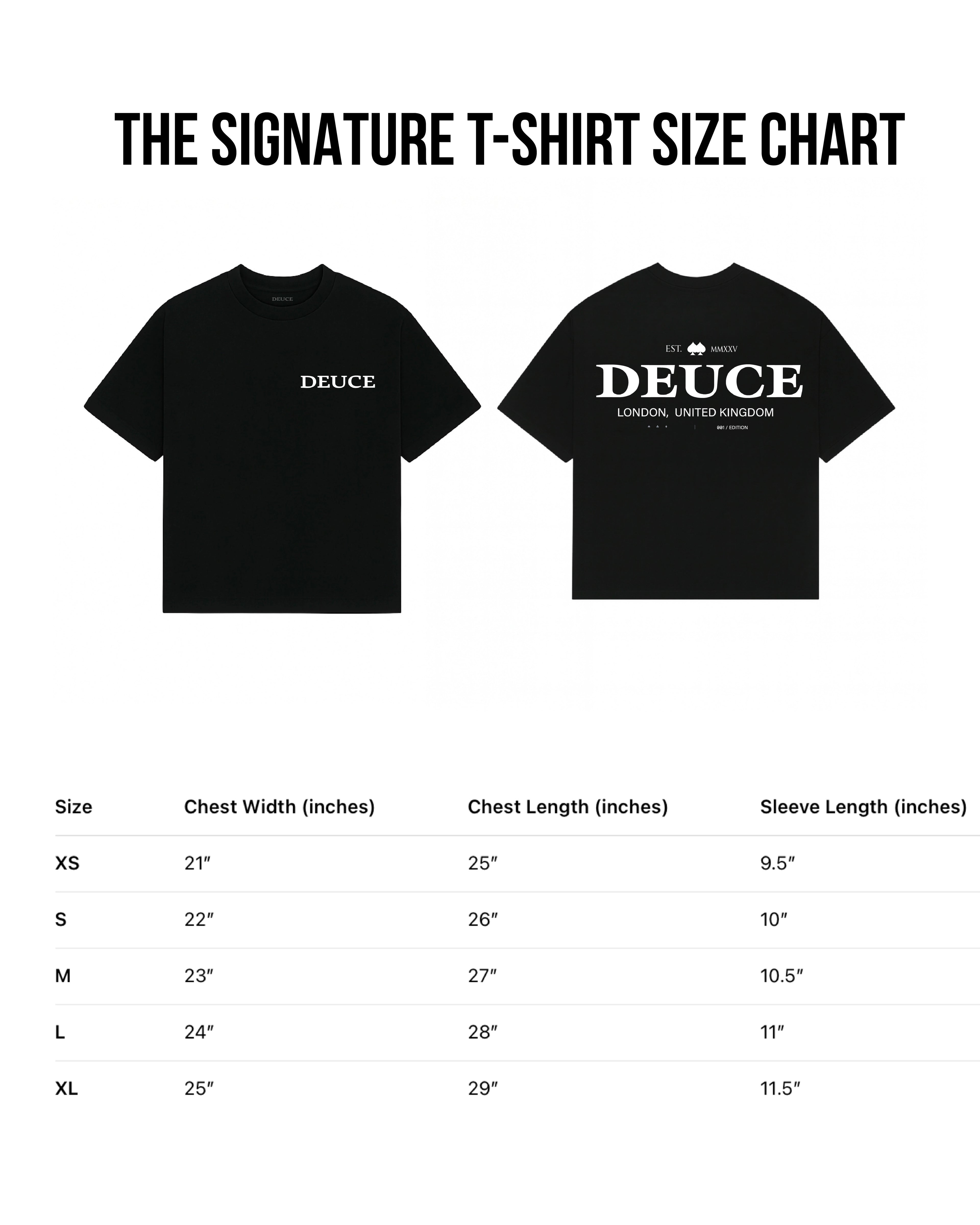 THE SIGNATURE T-SHIRT - BLACK